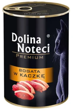 Dolina Noteci Premium Bogata w Kaczkę Mokra Karma dla kota op. 400g
