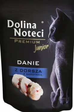 Dolina Noteci Premium Junior Danie z dorsza Mokra Karma dla kota op. 10x85g