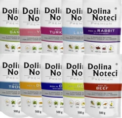 Dolina Noteci Premium Pakiet degustacyjny Mokra Karma dla psa op. 10x500g