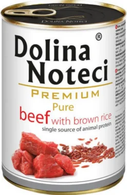 Dolina Noteci Premium Pure Beef with brown rice Mokra Karma dla psa op. 400g WYPRZEDAŻ