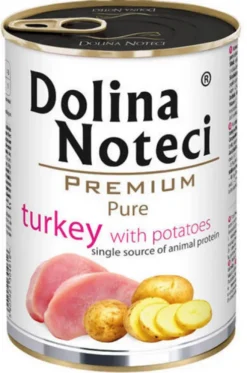 Dolina Noteci Premium Pure Turkey with Potatoes Mokra Karma dla psa op. 400g Pakiet 24szt. WYPRZEDAŻ