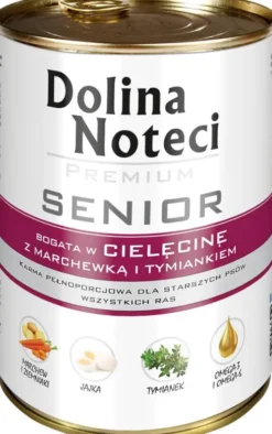 Dolina Noteci Premium Senior Cielęcina Mokra Karma dla psa op. 400g