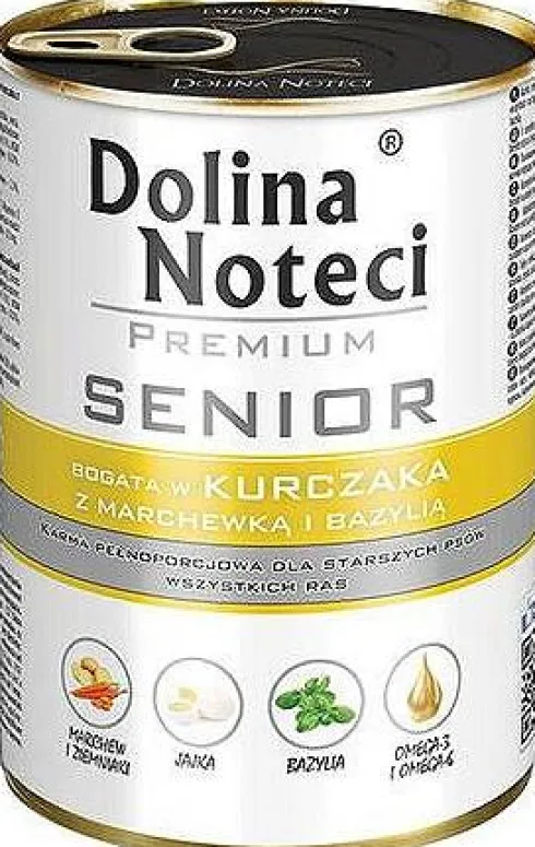 Dolina Noteci Premium Senior Kurczak Mokra Karma dla psa op. 400g Pakiet 12szt.