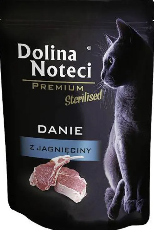 Dolina Noteci Premium Sterilised Danie z jagnięciny Mokra Karma dla kota op. 10x85g