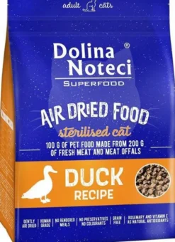 Dolina Noteci Superfood Adult Sterilised Kaczka Suszona Karma dla kota op. 1kg
