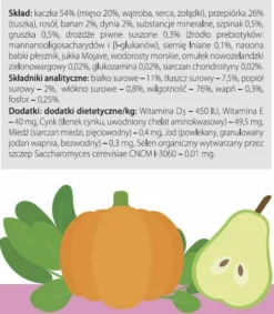 Dolina Noteci Superfood Kaczka z przepiórką Mokra karma dla psa op. 800g