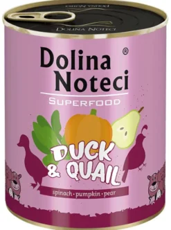 Dolina Noteci Superfood Kaczka z przepiórką Mokra karma dla psa op. 800g