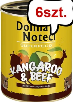 Dolina Noteci Superfood Kangur z wołowiną Mokra karma dla psa op. 800g Pakiet 6szt.