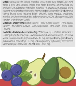 Dolina Noteci Superfood Wołowina z sercami gęsi Mokra karma dla psa op. 800g Pakiet 6szt.