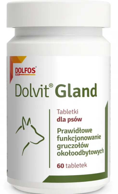Dolvit Preparat na prawidłowe funkcjonowanie gruczołów Gland dla psa op. 60 tabletek