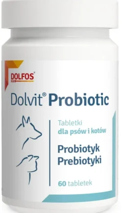 Dolvit Preparat na przewód pokarmowy Probiotic dla psa i kota op. 60 tabletek