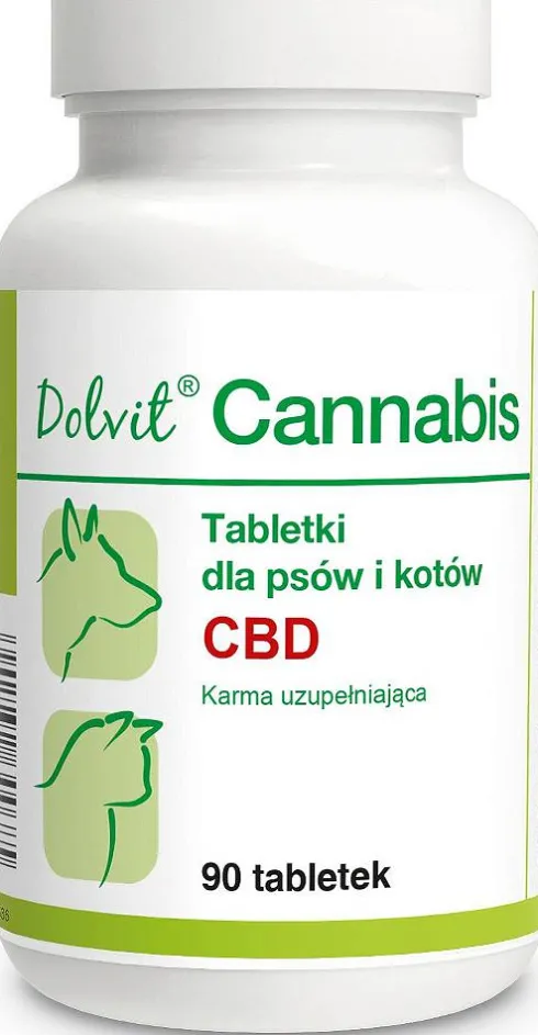 Dolvit Preparat uzupełniający Cannabis CBD dla psa i kota op. 90 tabletek