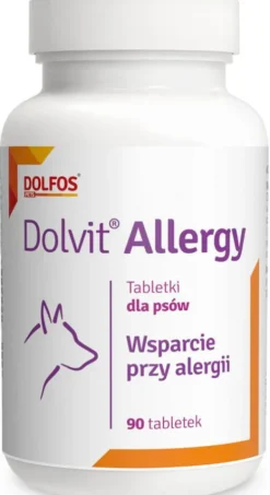Dolvit Preparat wspierający przy alergiach Allergy dla psa op. 90 tabletek