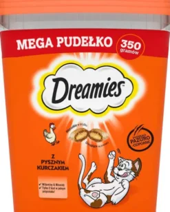 Dreamies Przysmak Mega Pudełko Pyszny Kurczak dla kota op. 350g