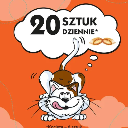 Dreamies Przysmak Mega Pudełko Pyszny Kurczak dla kota op. 350g Pakiet 2szt.