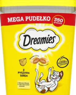Dreamies Przysmak Mega Pudełko Pyszny Ser dla kota op. 350g