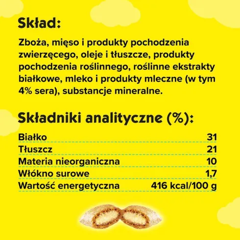 Dreamies Przysmak Mega Pudełko Pyszny Ser dla kota op. 350g Pakiet 2szt.