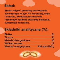 Dreamies Przysmak Pyszny Kurczak dla kota op. 180g [Data ważności: 17.04.2027]