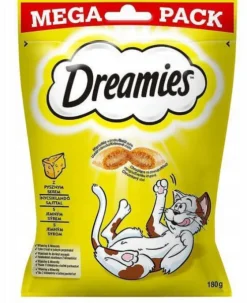 Dreamies Przysmak Pyszny Ser dla kota op. 180g [Data ważności: 27.02.2027]