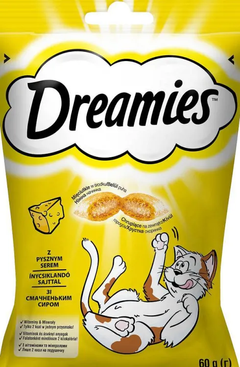Dreamies Przysmak Pyszny Ser dla kota op. 60g