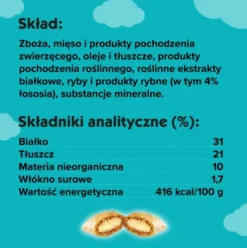Dreamies Przysmak Wyborny Łosoś dla kota op. 60g PAKIET 6szt.