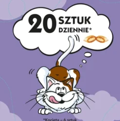 Dreamies Przysmak Wyśmienita Kaczka dla kota op. 60g [Data ważności: 16.03.2027]