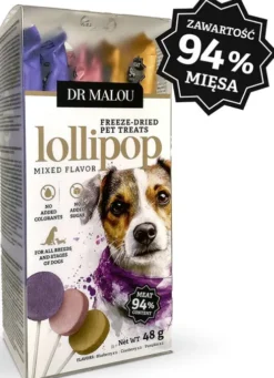 Dr Malou Przysmak Lollipop Mix smaków dla psa op. 48g