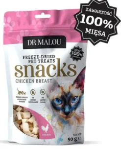 Dr Malou Przysmak Pierś z kurczaka dla kota op. 50g