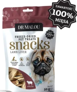 Dr Malou Przysmak Wątroba Jagnięca dla psa op. 50g