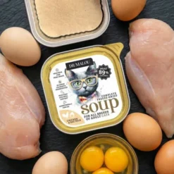 Dr Malou Soup Chicken&Egg Yolk Liofilizowana Karma dla kota op. 12g Pakiet 10szt.