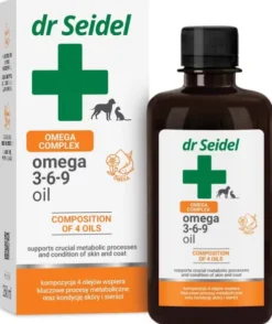 Dr Seidel Olej Omega 3-6-9 dla psa i kota poj. 250ml