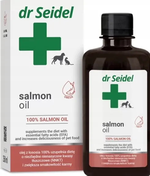 Dr Seidel Olej z Łososia dla psa i kota poj. 250ml