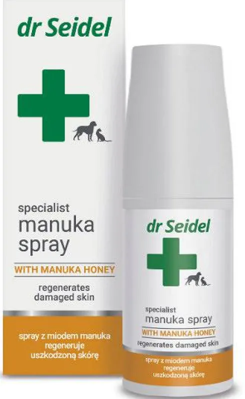 Dr Seidel Preparat na skórę Manuka Spray dla psa i kota poj. 50ml