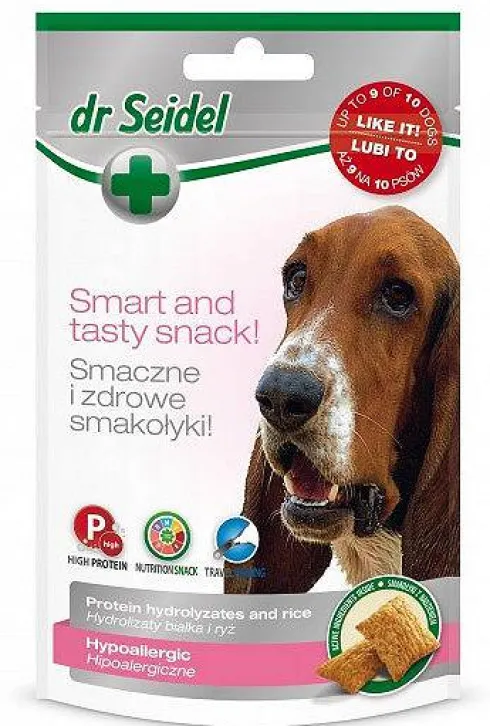 Dr Seidel Przysmak Smakołyki z nadzieniem hypoalergiczne dla psa op. 90g