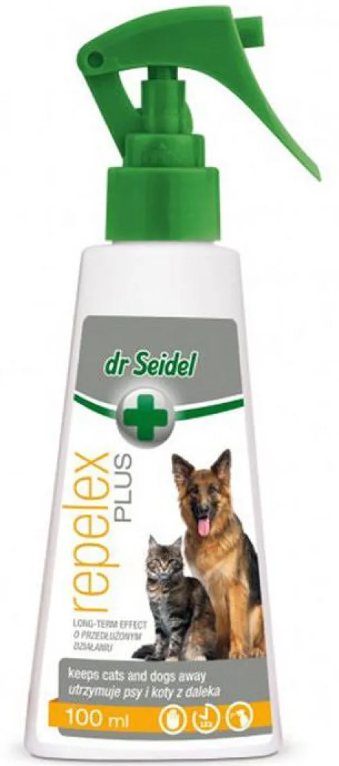 Dr Seidel Płyn odstraszający zwierzęta REPELEX PLUS dla psa i kota poj. 100ml