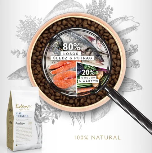 Eden Fish Cuisine Medium Sucha karma dla psa op. 2kg