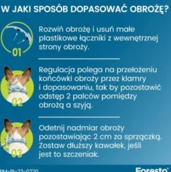 Elanco Foresto Obroża na kleszcze i pchły dla psa i kota poniżej 8kg dł. 38cm