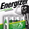 Energizer ACCU Recharge Universal Akumulatorki Ni-MH LR6 / AA 1300mAh op. 4szt. WYPRZEDAŻ