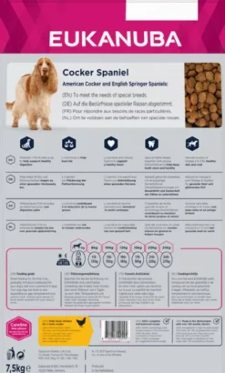 Eukanuba Adult Cocker Spaniel Sucha Karma dla psa op. 7.5kg