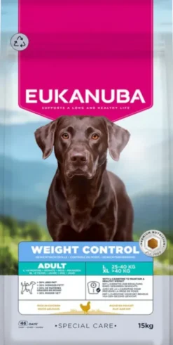 Eukanuba Adult Large Weight Control Sucha Karma dla psa op. 2x15kg MEGA-PAK