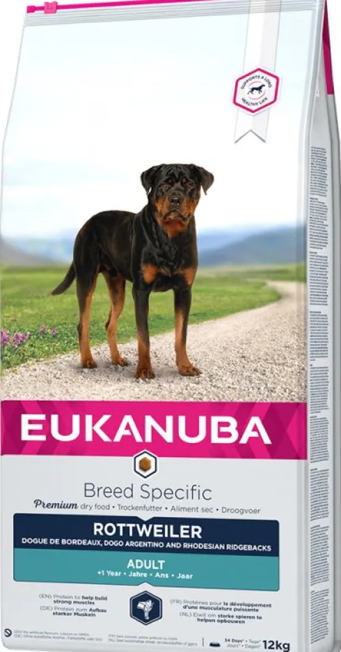 Eukanuba Adult Rottweiler Sucha Karma dla psa op. 12kg