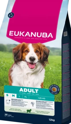 Eukanuba Adult Small&Medium Lamb&Rice Sucha Karma dla psa op. 12kg