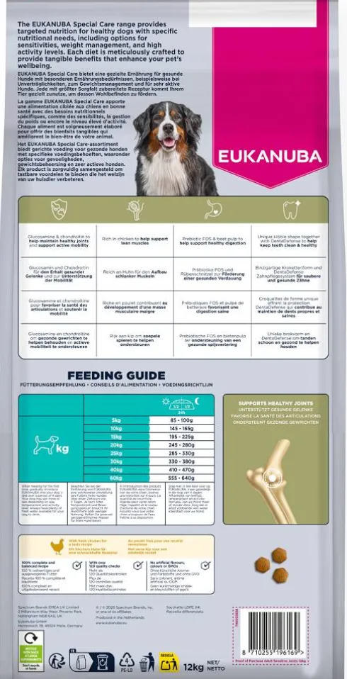 Eukanuba Daily Care Adult Sensitive Joints Sucha Karma dla psa op. 12kg
