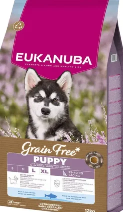 Eukanuba Grain Free Puppy Large&Extra Large Ocean Fish Sucha Karma dla szczeniaka op. 12kg
