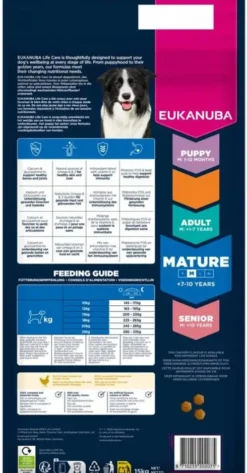 Eukanuba Mature Medium Sucha Karma dla psa op. 2x15kg MEGA-PAK