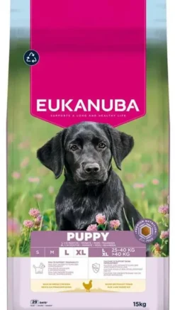 Eukanuba Puppy Large&Extra Large Sucha Karma dla szczeniaka op. 2x15kg MEGA-PAK