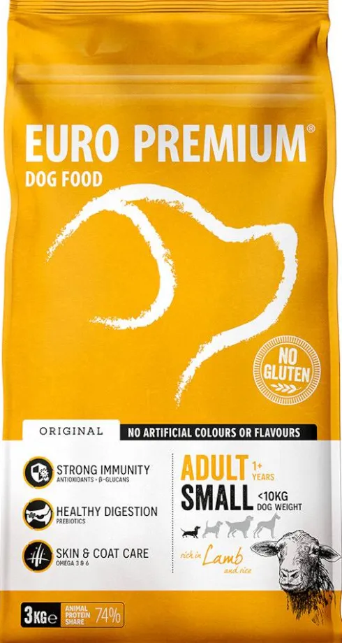 Euro Premium Adult Small Lamb&Rice Sucha Karma dla psa op. 3kg