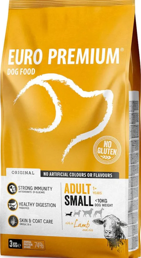 Euro Premium Adult Small Lamb&Rice Sucha Karma dla psa op. 3kg