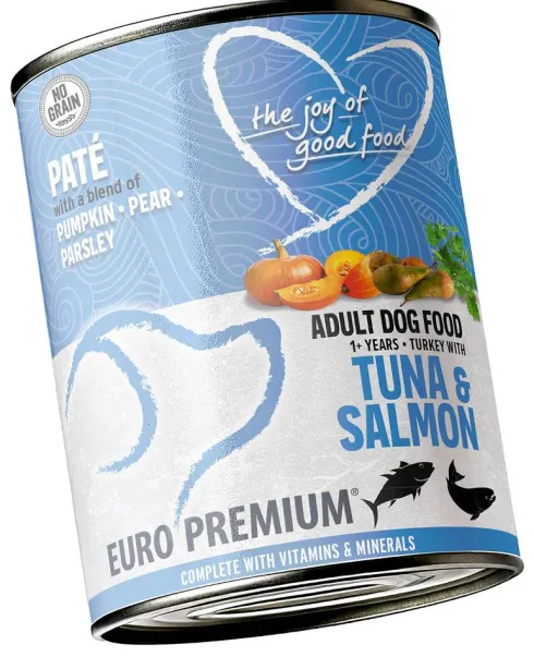 Euro Premium Pate Adult Tuna&Salmon Mokra Karma dla psa op. 400g