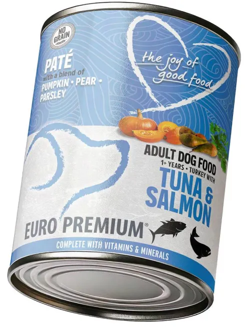 Euro Premium Pate Adult Tuna&Salmon Mokra Karma dla psa op. 400g